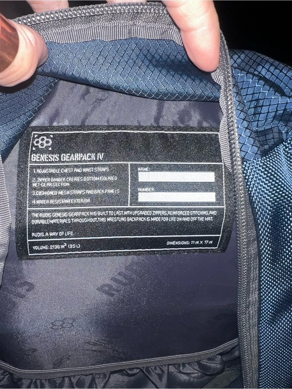 RUDIS genesis gearpack